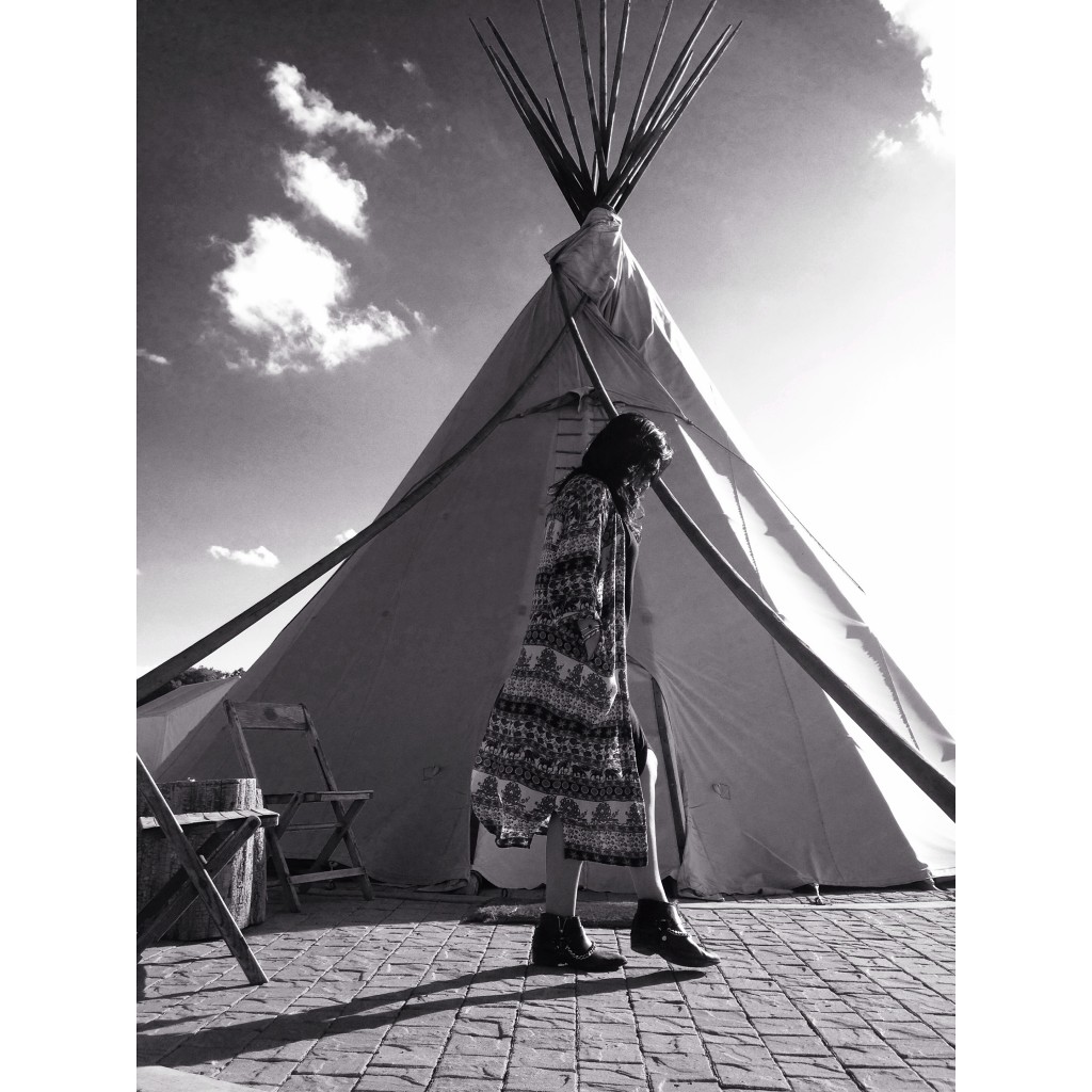 Teepees at El Cosmico