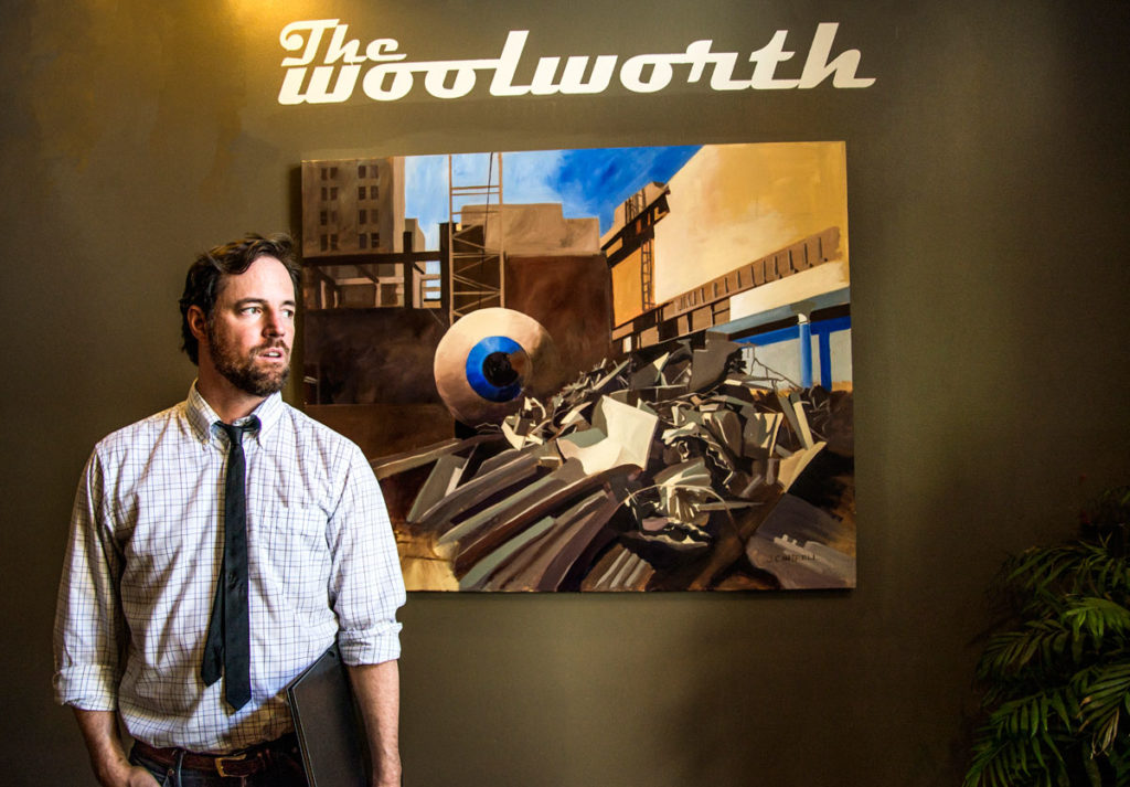 Jay Cantrell is fascinated by the process of demolition and construction.