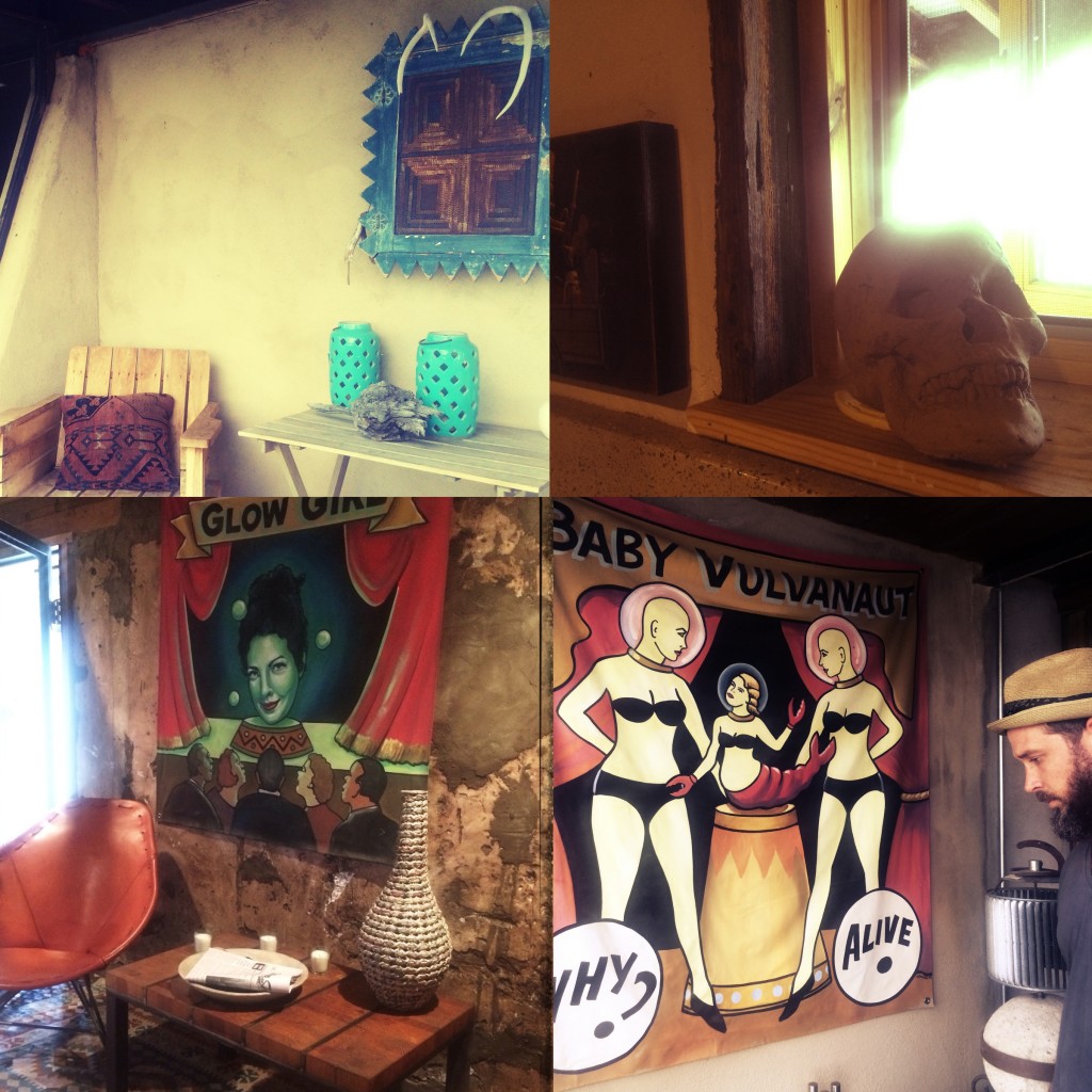 Snapshots from inside the Marfa House on the Hill