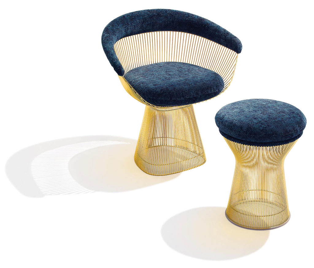 How about some 18 K gold plated furniture?