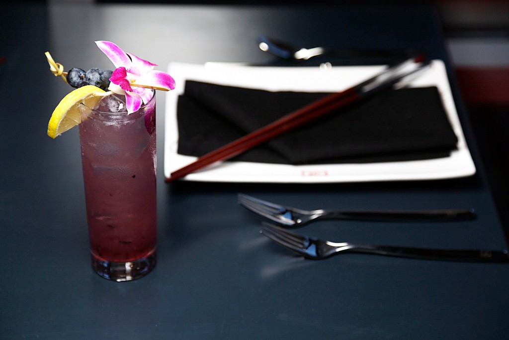 Blue Blushing Dragon cocktail 