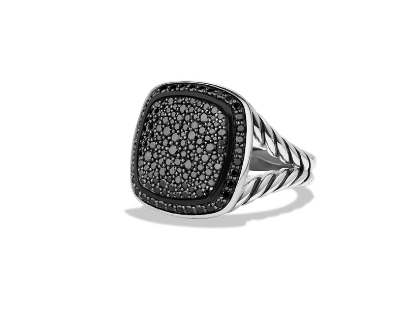 David Yurman's Albion ring with diamonds