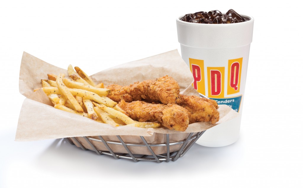PDQ's signature chicken tenders and fresh-cut fries