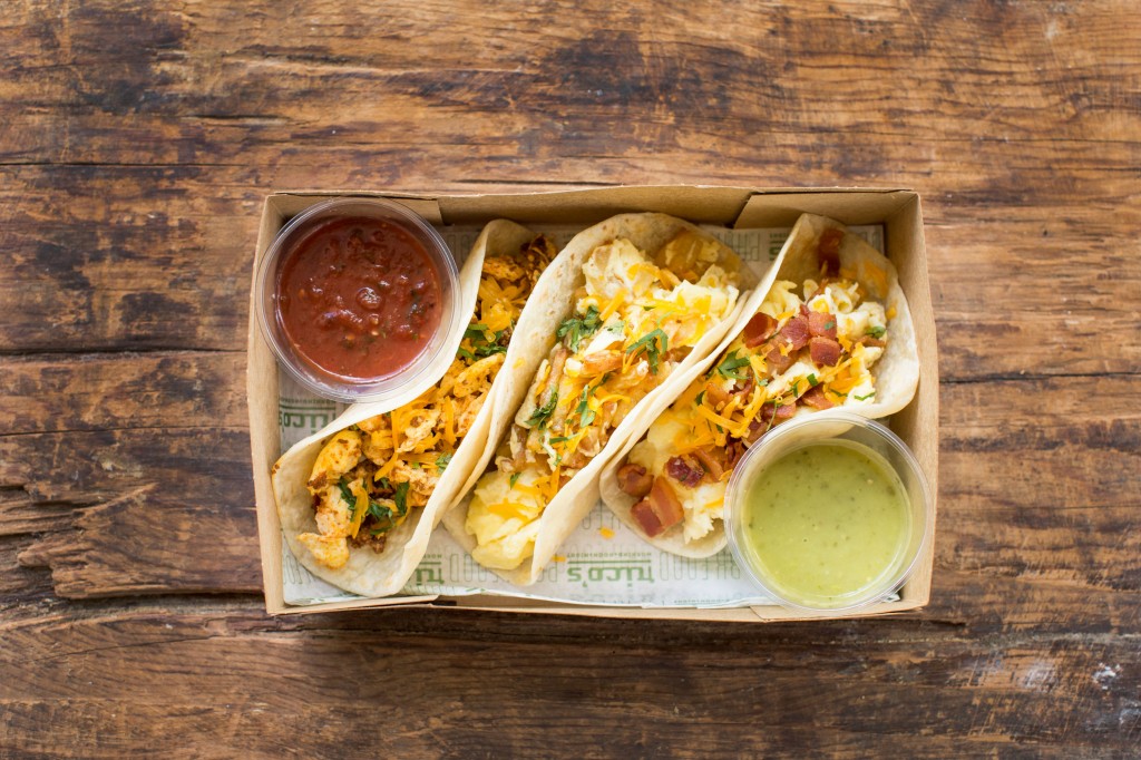 Breakfast tacos.