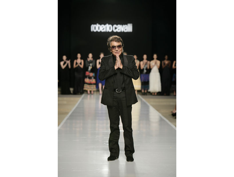 Roberto Cavalli at Fashion at the Park, October 2008