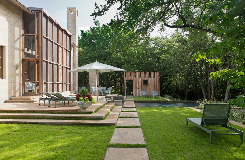 The winning entry for Garden: Outdoor Living Space, Garden or Pool, is MESA Design Group. 