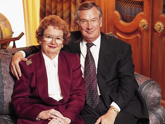 Margot Winspear, shown here with her husband, William Winspear, who passed away in 2007, has died at the age of 83. 