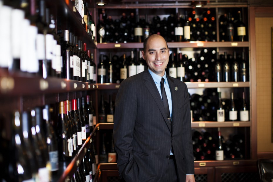 Steven McDonald, the wine director at Pappas Bros. Steakhouse, knows hospitality. (Pappas Bros.)