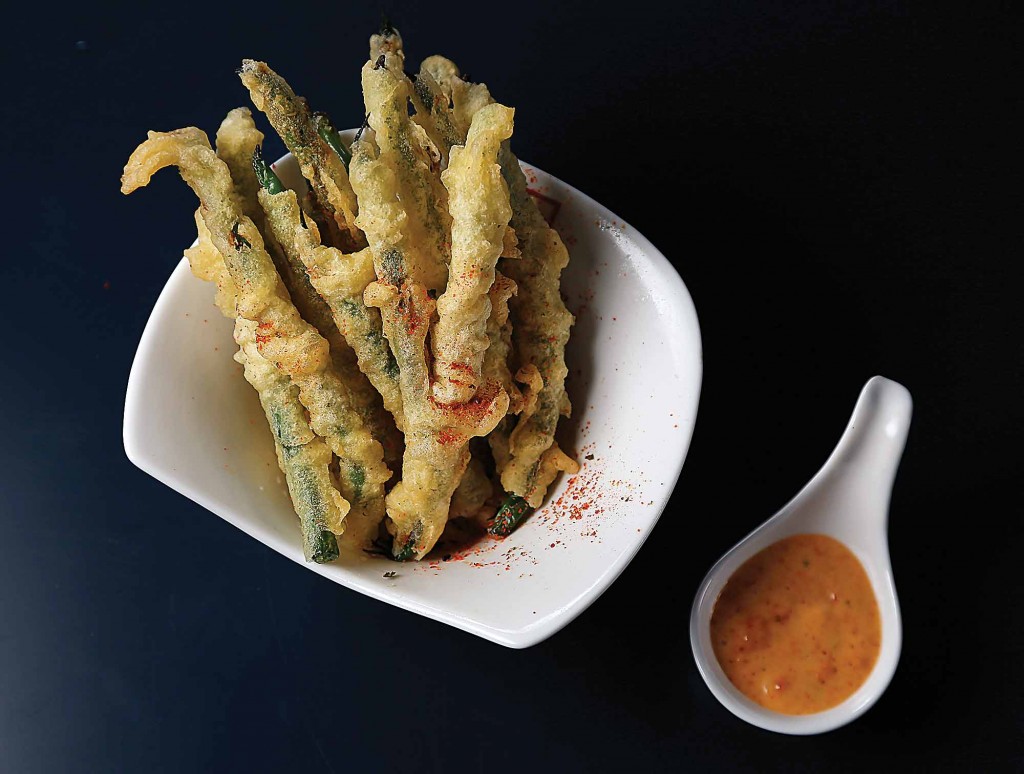Tempura green beans