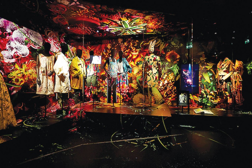 The artist's Garden Room for Dries Van Noten's "Inspirations," 2014, Paris.