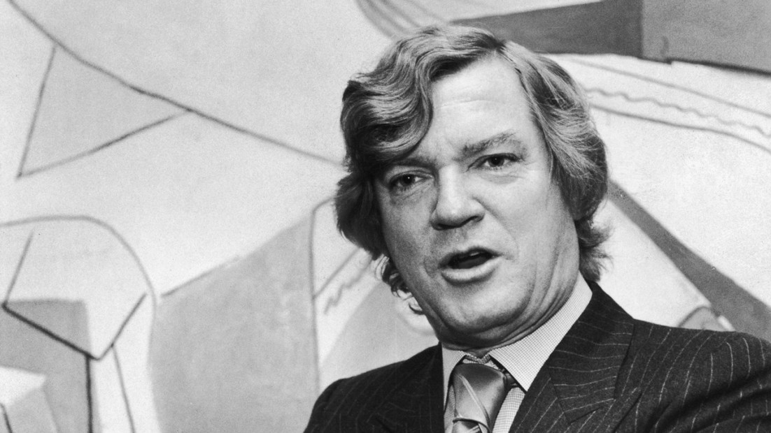 Robert Hughes, a man of letters.