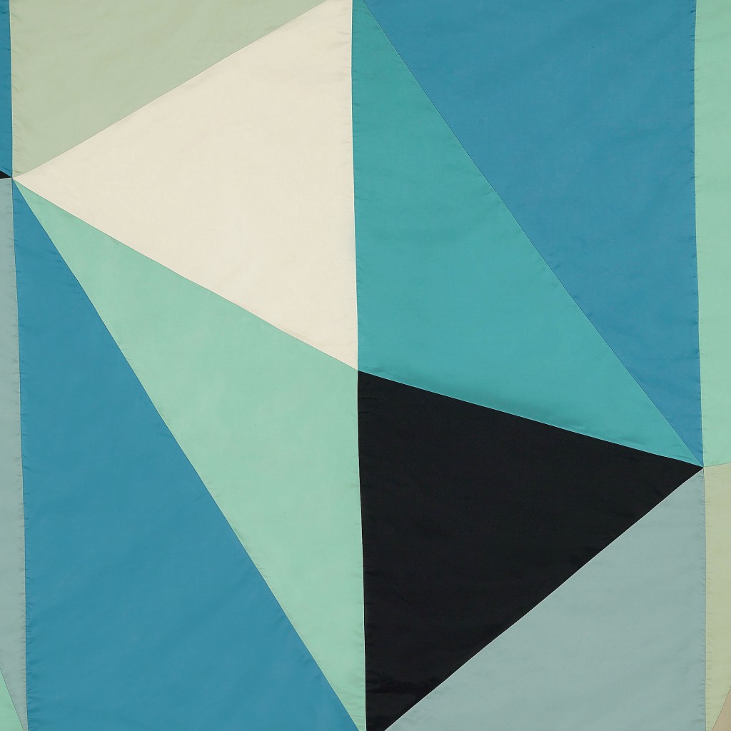 Schumacher Cubist in Peacock by Miles Redd