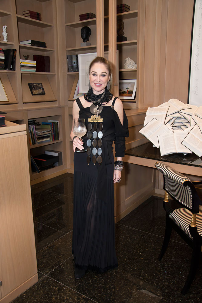 Becca Cason Thrash at her Houston home. (Photo by Emile Brown)