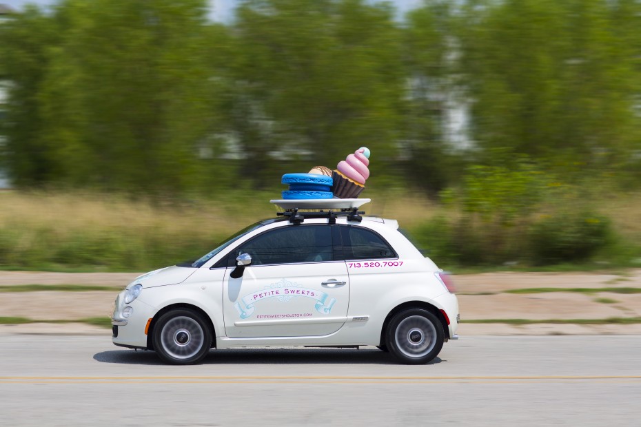 The Petite Sweets Fiat is waiting for your call.