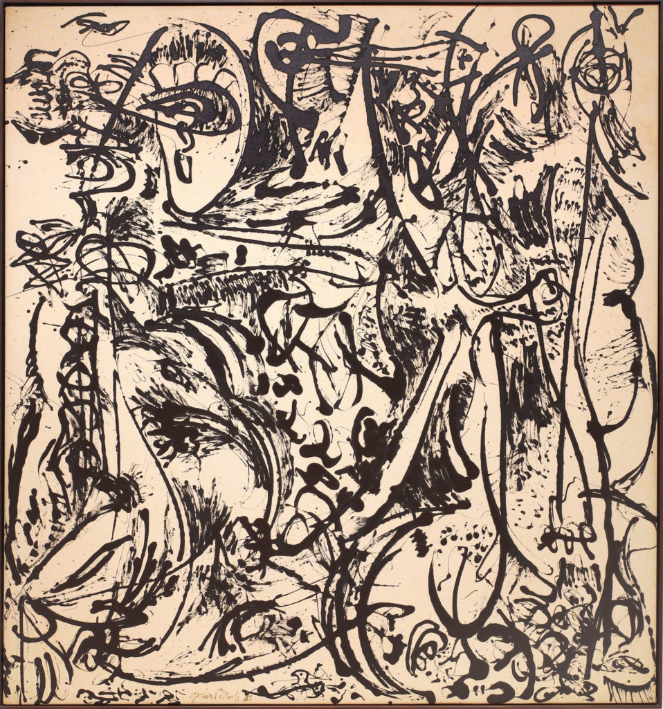 Jackson Pollock's "Echo, Number 25," 1951