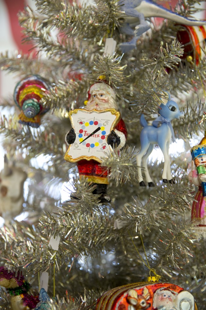 Santa isn't above a bit of fun and games. 