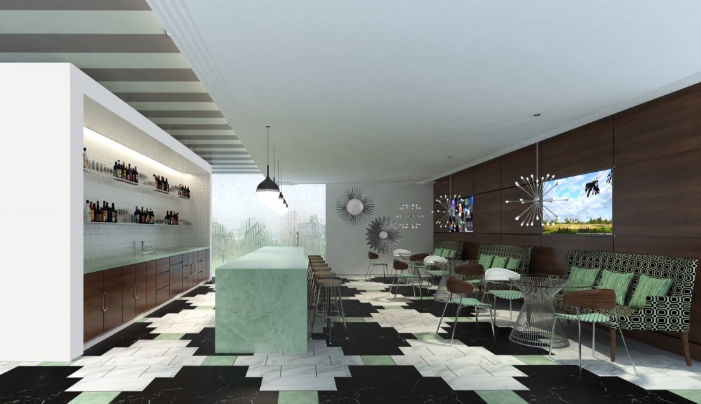 Indoor kitchen. 
