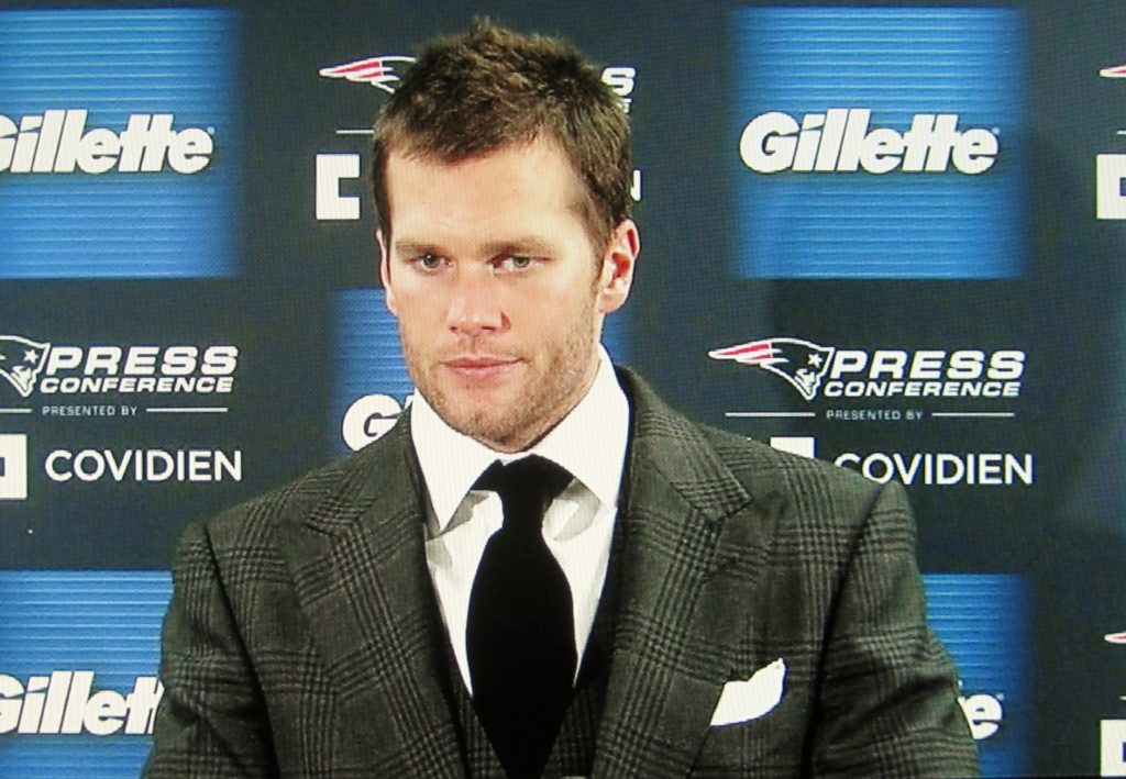 Tom Brady showed Houston he's as cool as advertised. No drama necessary. Courtesy NFL Press Talk.