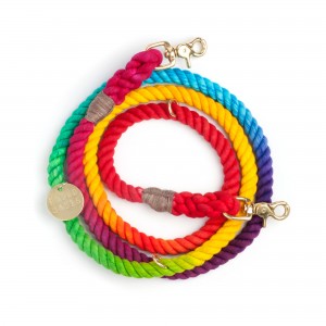 Adjustable prismatic rope leash, $64
