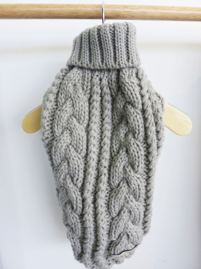 Hand-knit cable sweater, from $45