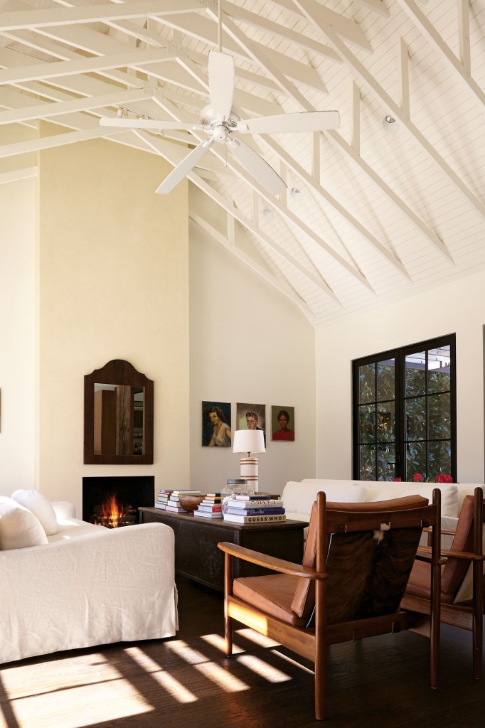 Michael Cory's living room in his University Park home, from PaperCity May 2015