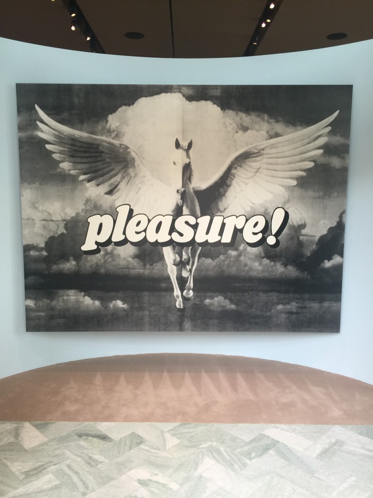 Original art by local artist, Max Snow hangs in the entryway