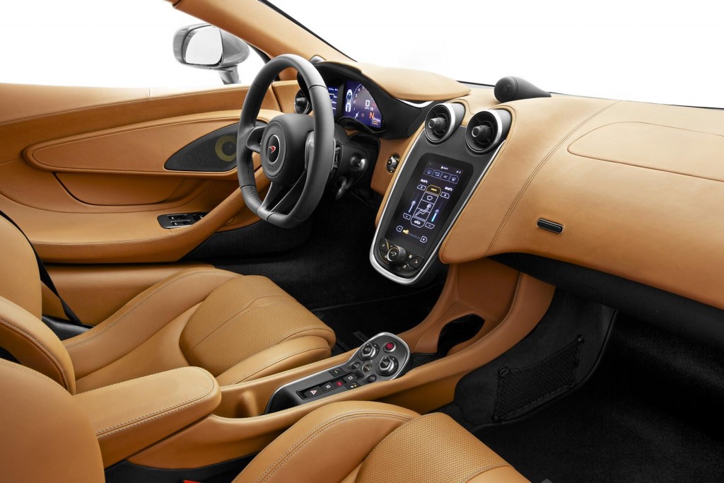 McLaren wants its sports cars to have luxury touches inside.