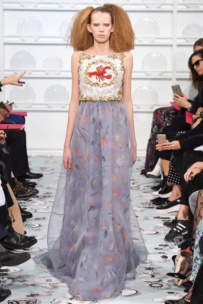 A look from Schiaparelli's 2016 couture show in Paris