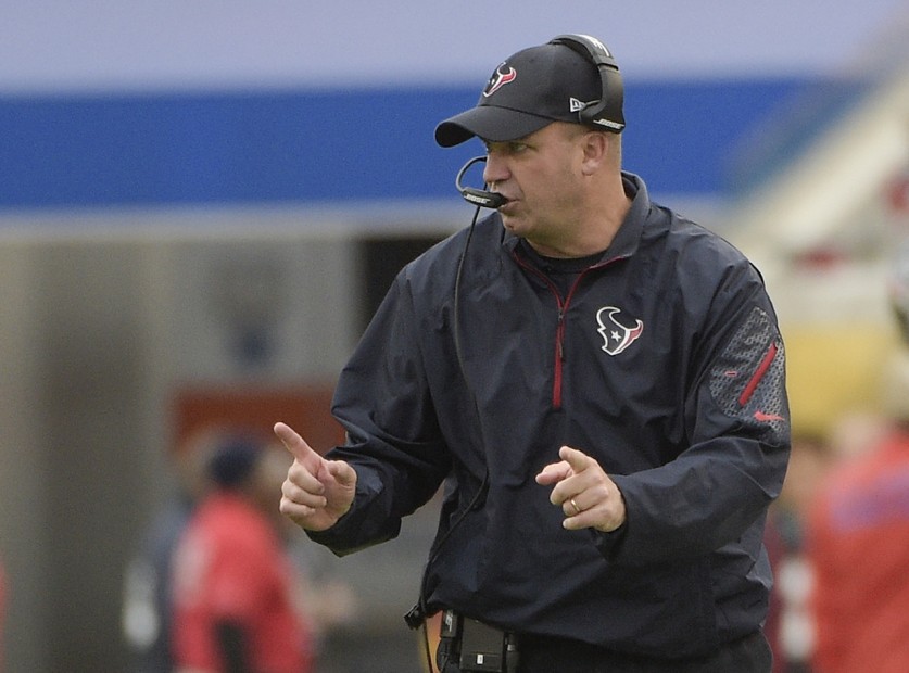 Texans coach Bill O'Brien showed he's every bit the impact leader Tom Herman is this season.