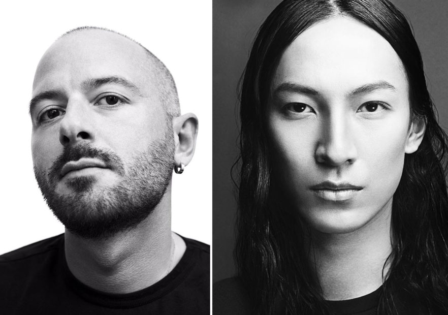 Demna Gvasalia, left, replaced Alexander Wang at Balenciaga late in 2015.