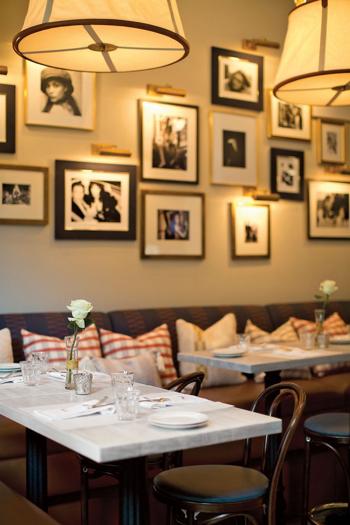 Enjoy a cozy lunch at Marché. 