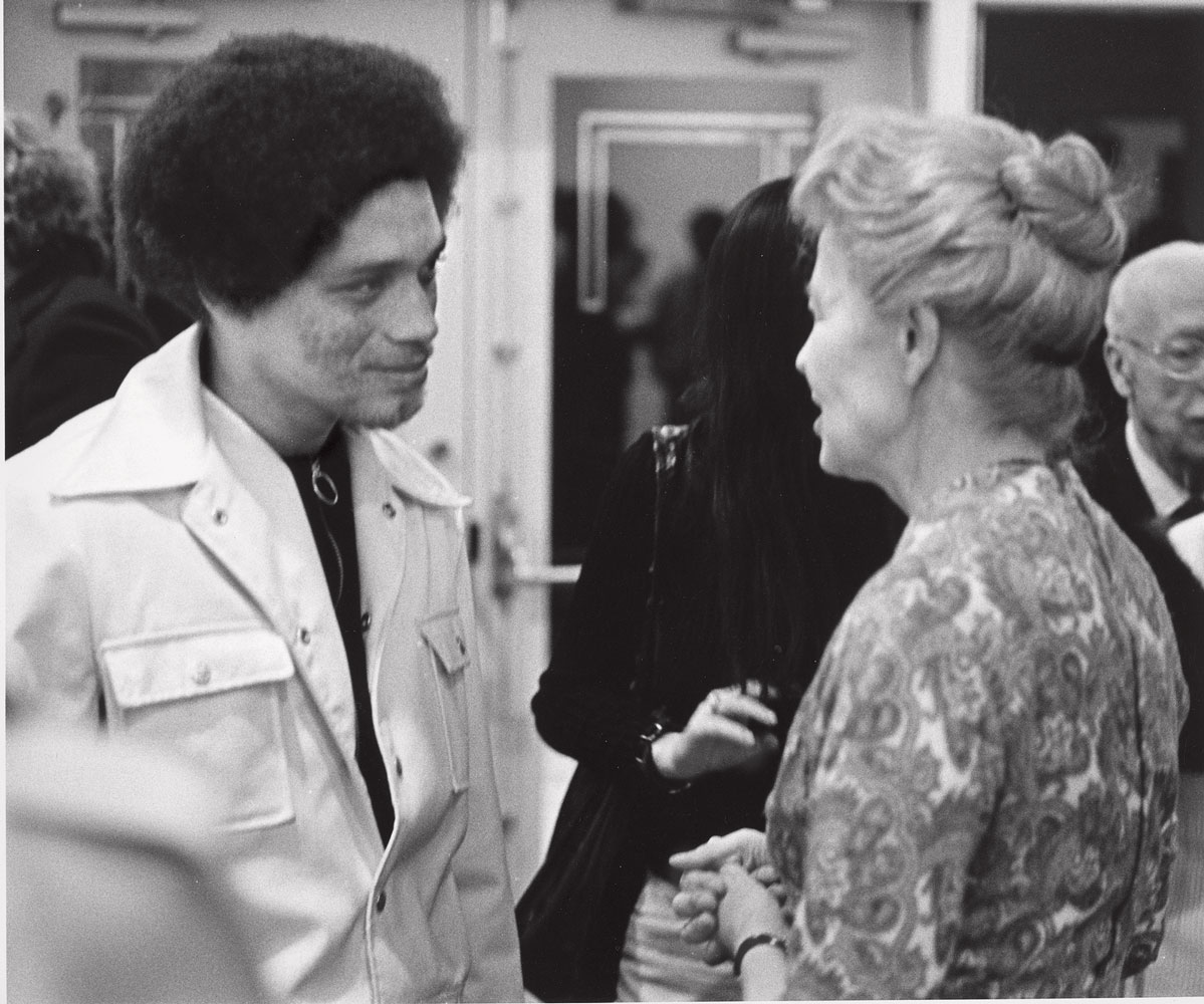 The de Menil biography was responsible for William Middleton's coup of landing a book deal from HarperCollins to publish a volume on Karl Lagerfeld. Shown: The late U.S. Congressman Mickey Leland and Dominique de Menil, circa 1970s. (Courtesy The Menil Collection)