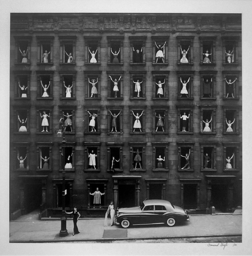 Ormond Gigli, Girls in the Windows, 1950. Photograph. Est. $12,000-$18,000. Courtesy Paddle8.