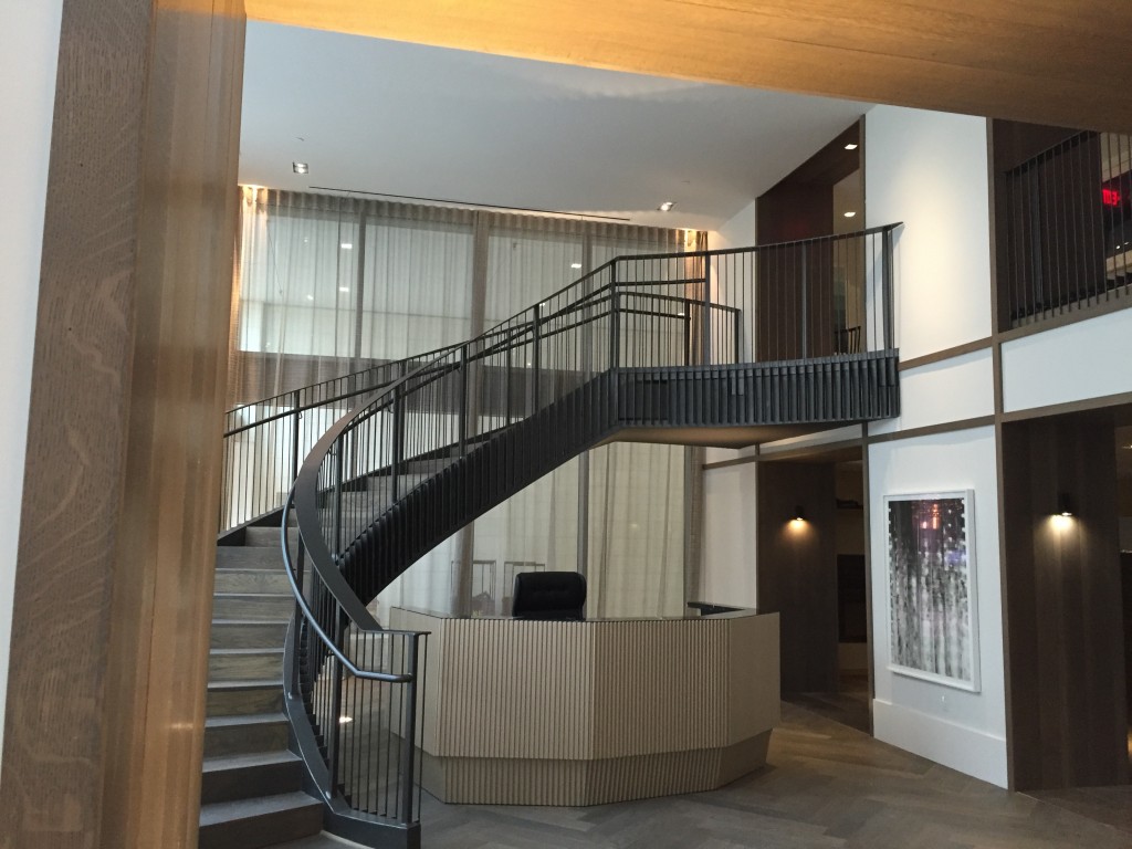 Grey House has a dramatic entranceway. Photo by Chris Baldwin.