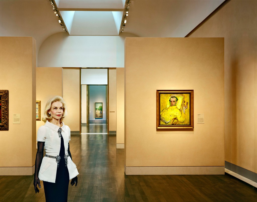 Lynn Wyatt in couture at the Museum of Fine Arts, Houston. Photograph by Robert Polidori, courtesty of the artist and Paul Kasmin Gallery.