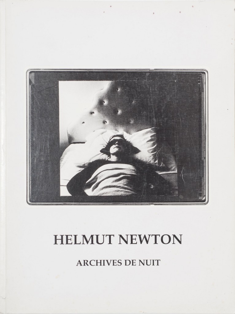 Helmut Newton, Archives De Nuit, 1992 book. Signed and from Wyatt's personal collection. Photo courtesy Paddle8.