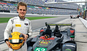 Nick Boulle is making hearts race — on and off the track.