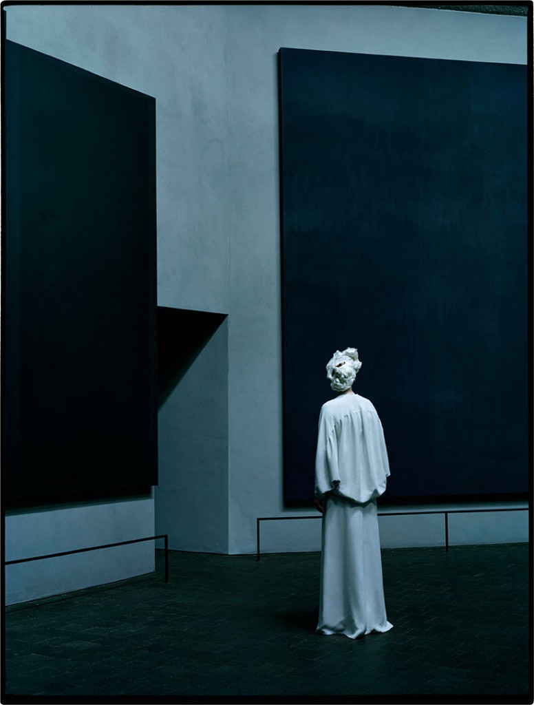 Tim Walker, Tilda Swinton, Rothko Chapel, Houston, 2014. Photograph. Est. $5,000-$7,000. Courtesy Paddle8.