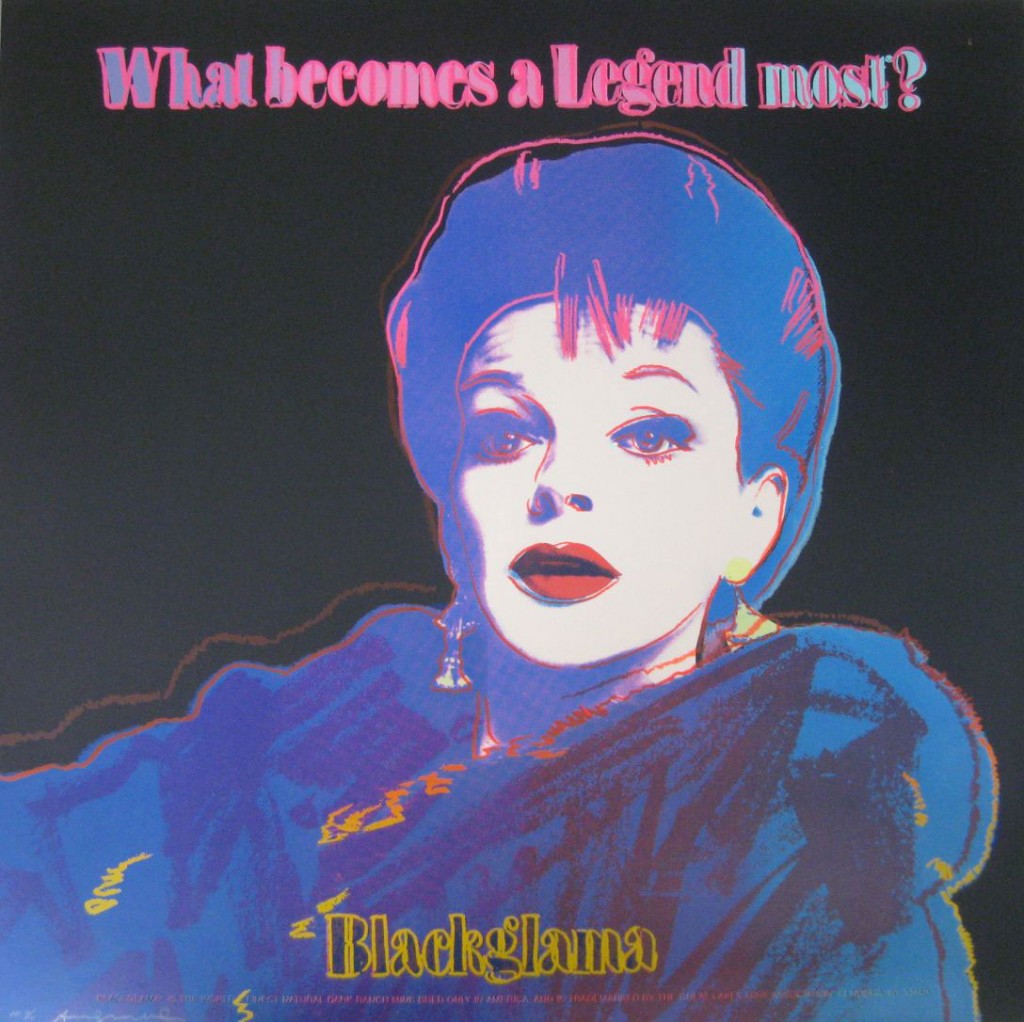 Andy Warhol, Blackglama (Judy Garland), 1985. Print. Price Upon Request. Courtesy Paddle8.