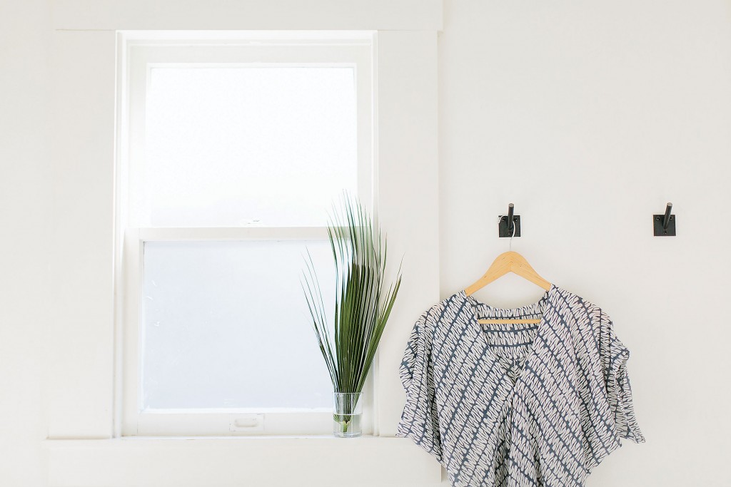 Corfu caftan in Handmade Edition blockprint. (Photograph Kendall Hanna)