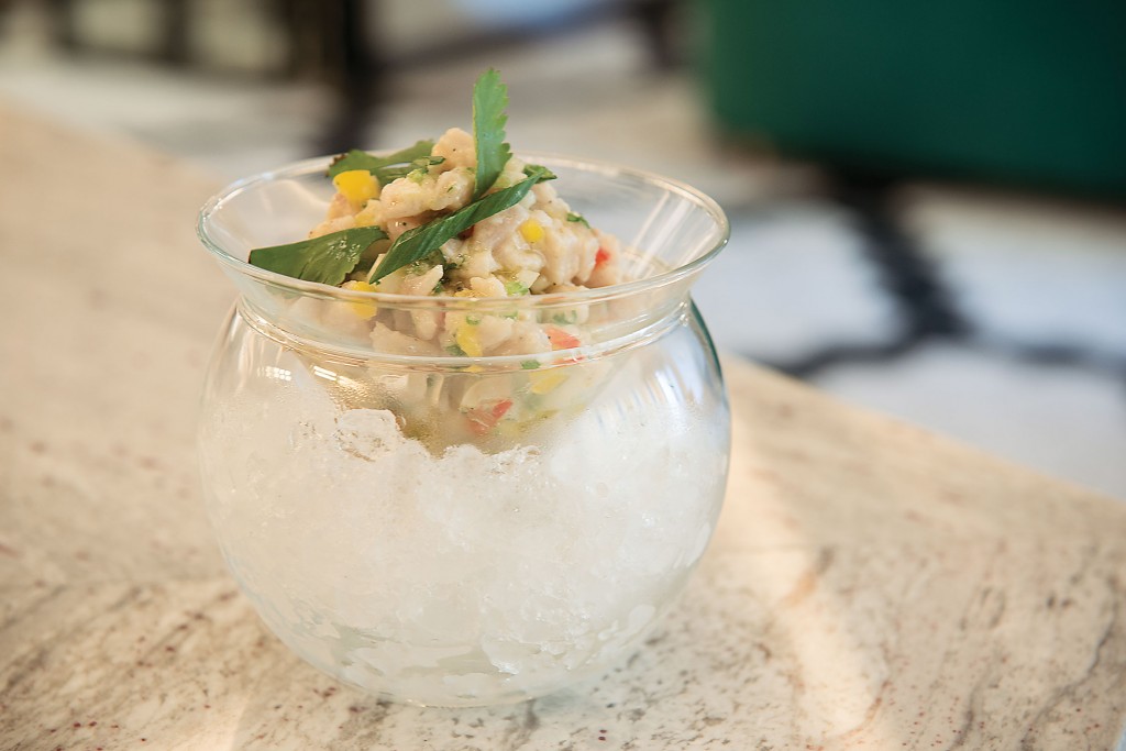 Yellowtail ceviche