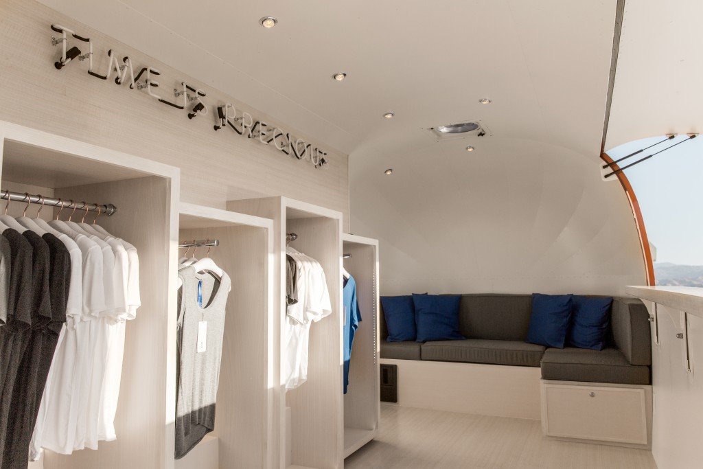 The Copper Studio is fashioned to mimic Kit and Ace's brick and mortar shops.