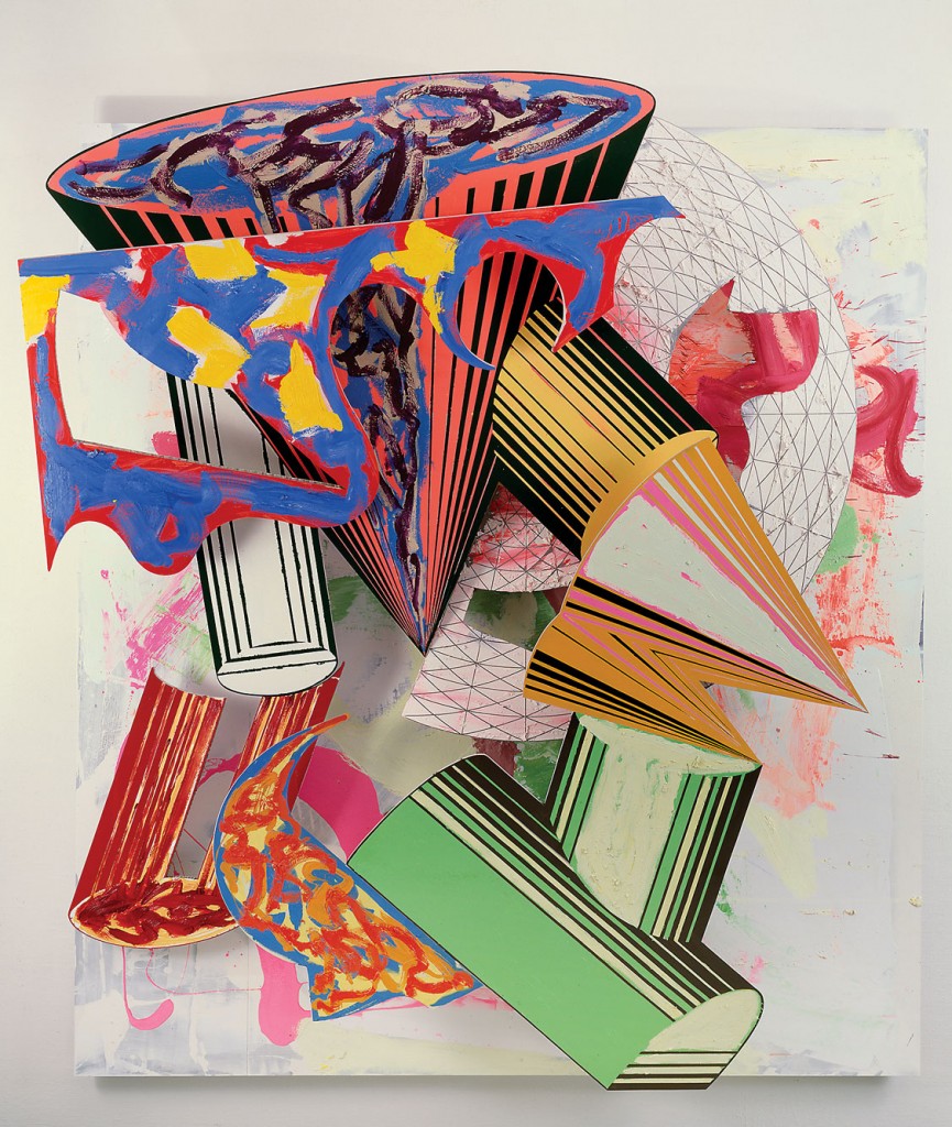 Frank Stella’s "Gobba, zoppa e collotorto," 1985. (Collection The Art Institute of Chicago. © 2015 Frank Stella/ARS, NYC)