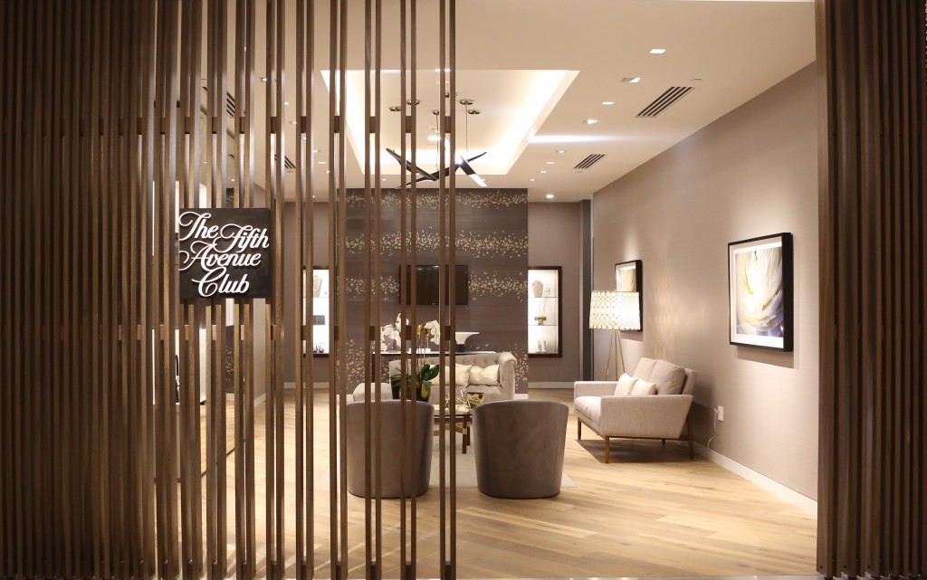 Saks' Fifth Avenue Club provides customers with a private shopping experience. 