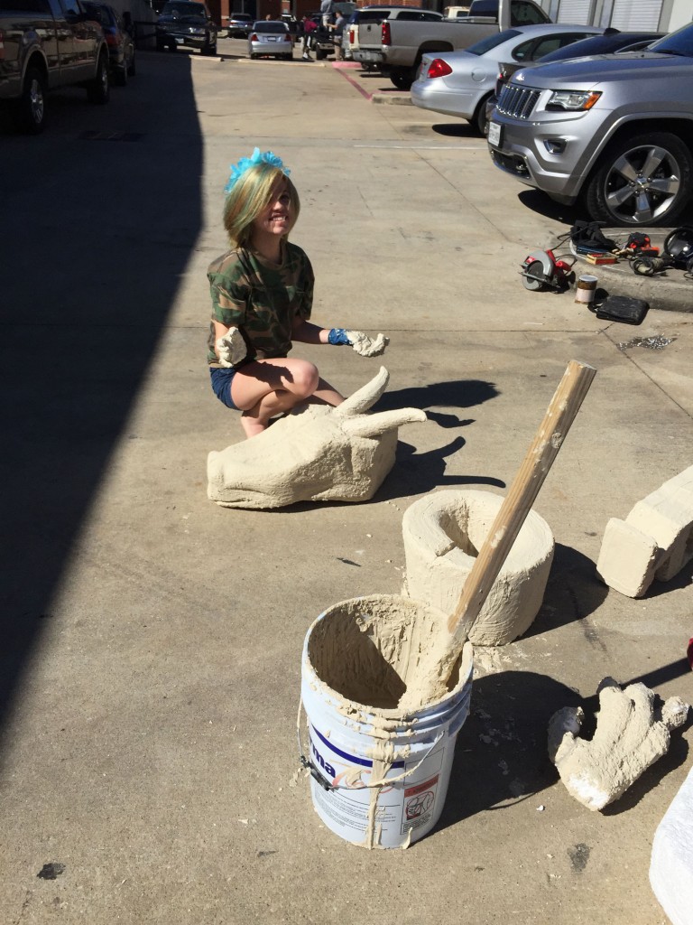 To make great art you have to get a little messy.