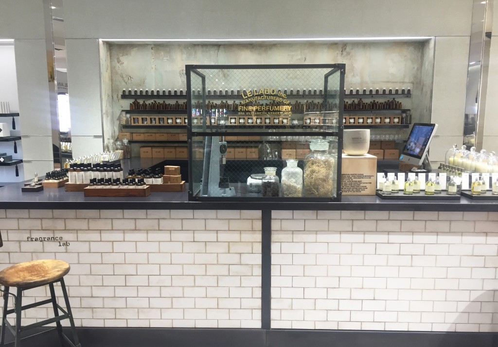 Le Labo's fragrance lab (also exclusive to Saks; Photo by Jailyn Marcel) 