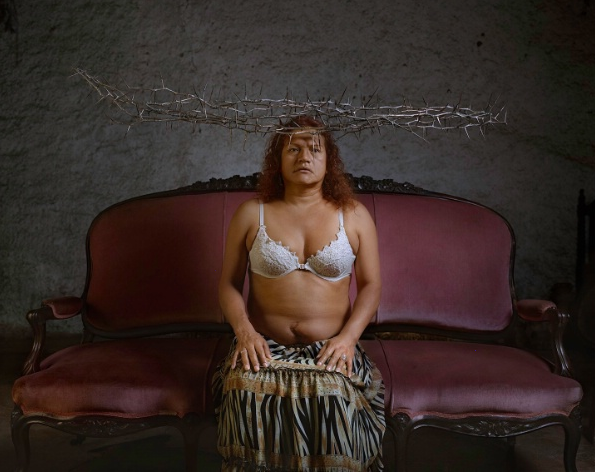 Juan Jose Barboza-Gubo & Andrew Mroczek's "Gaby," undated, at McClain Gallery, is included in a show that reveals transgendered populations in Peru. (Courtesy the artists and gallery) 