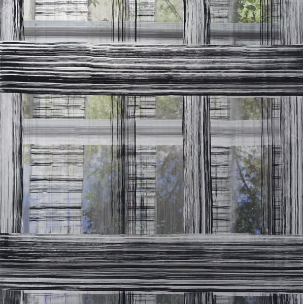 In "Untitled (F3.18)," 2008 – 2012, Williams achieved the perfect balance of paint and photo. 