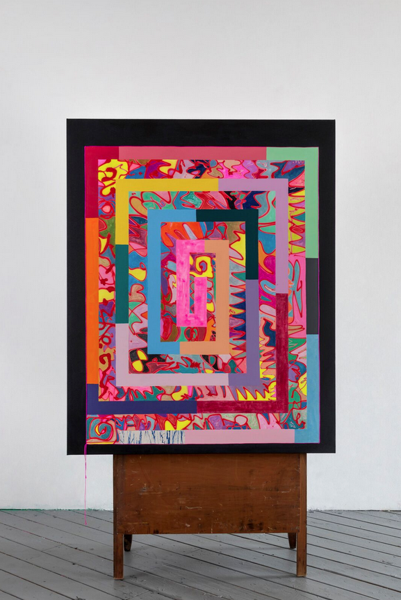 Sarah Cain's "Dresser," 2015, coming to the Dallas Art Fair. (Courtesy the artist and Honor Fraser Gallery, photo Joshua White)