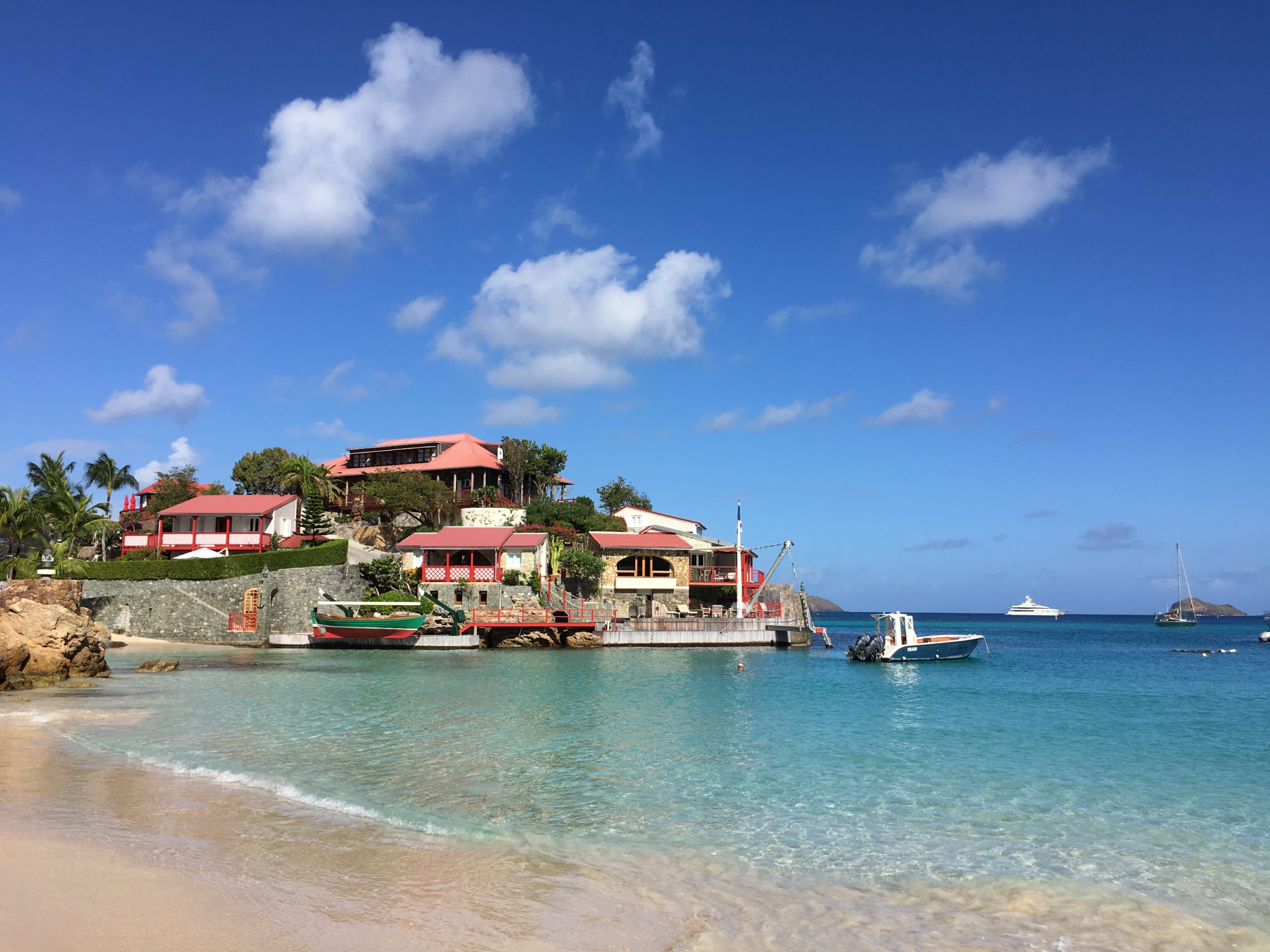 On St. Barths: Alone on Gouverneur Beach